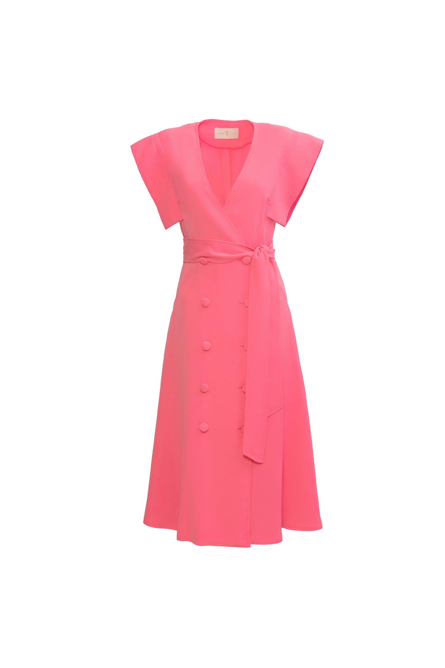 Pink Crepe Suit Dress
