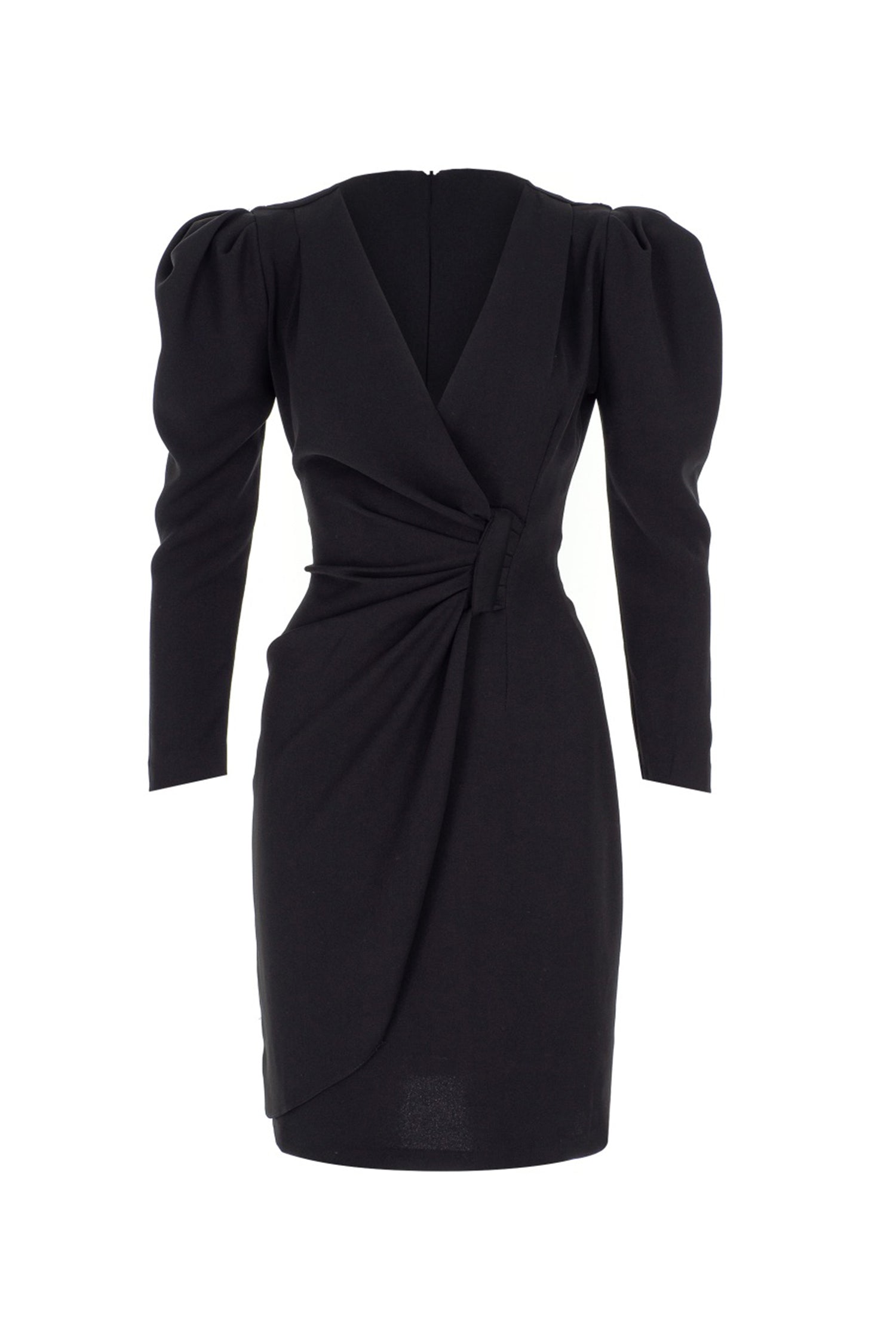 Draped Little Black Dress