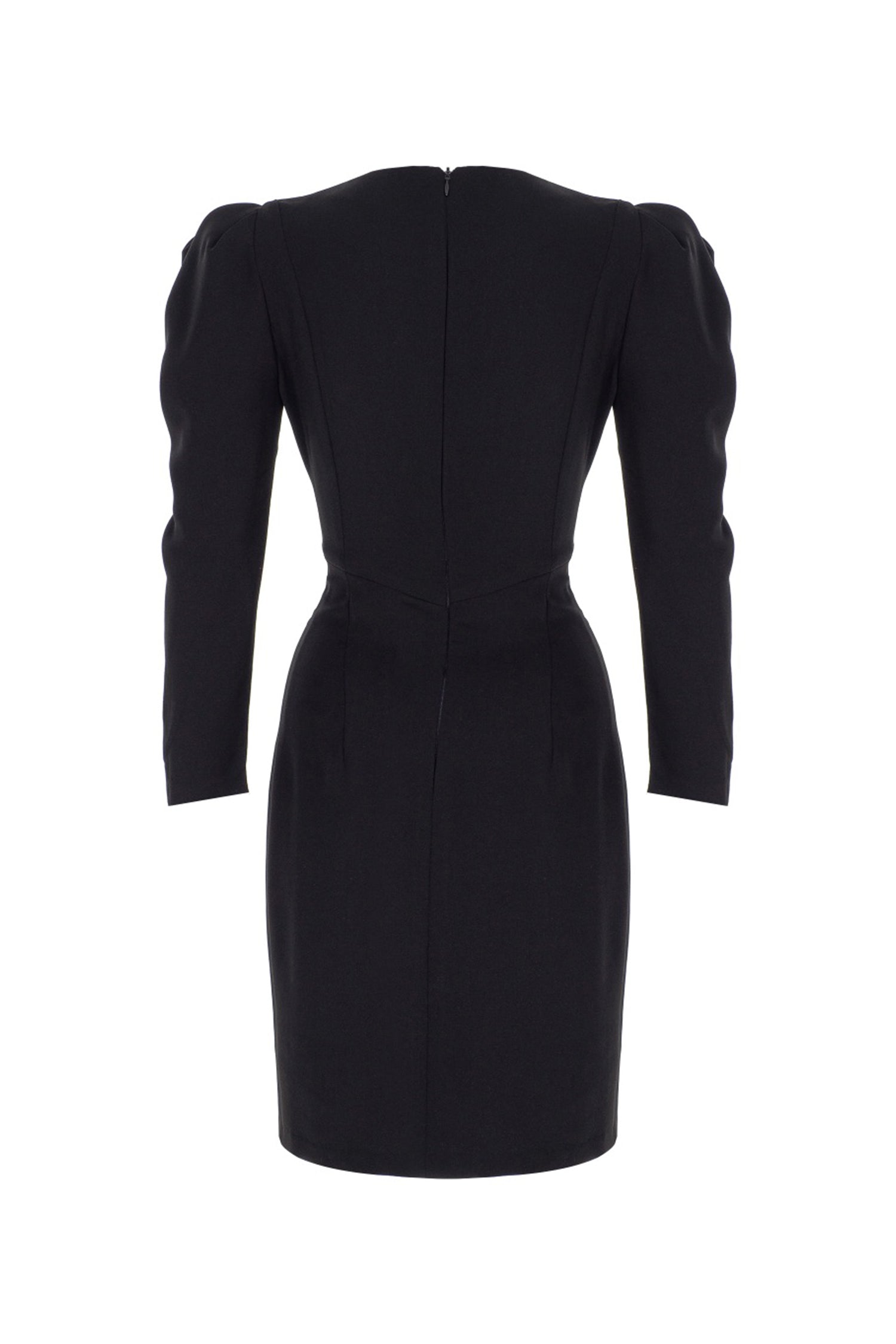 Draped Little Black Dress