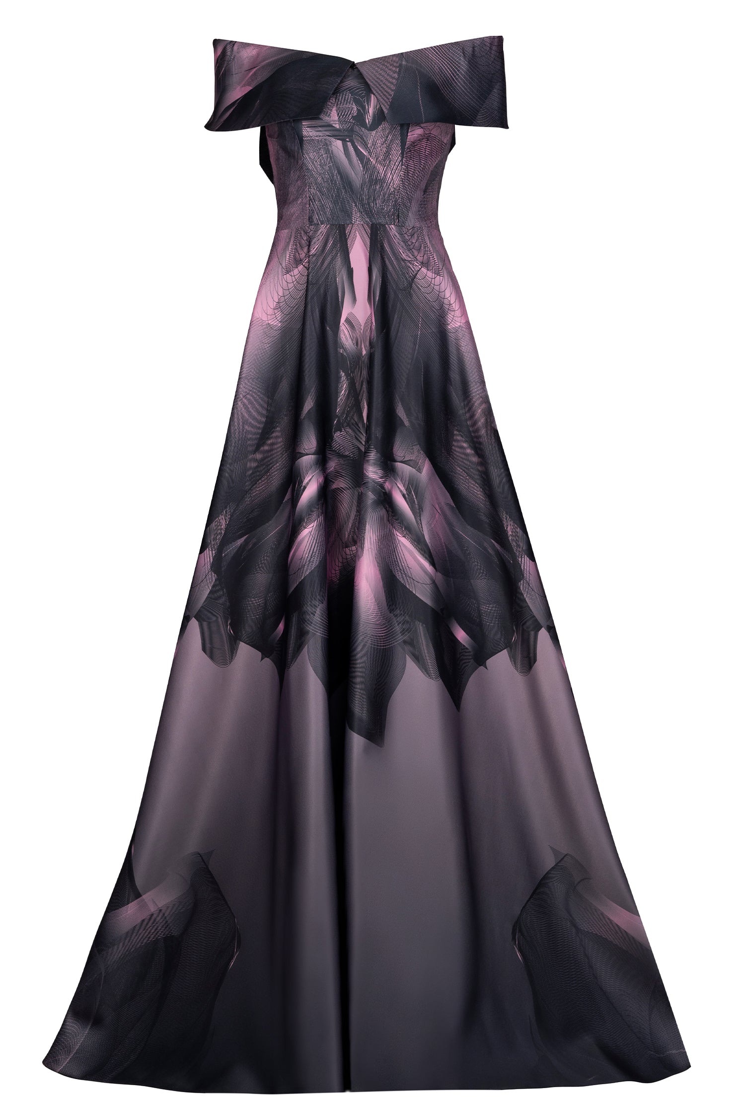 Made-to-Order Black Pink Twilight Robe Gown