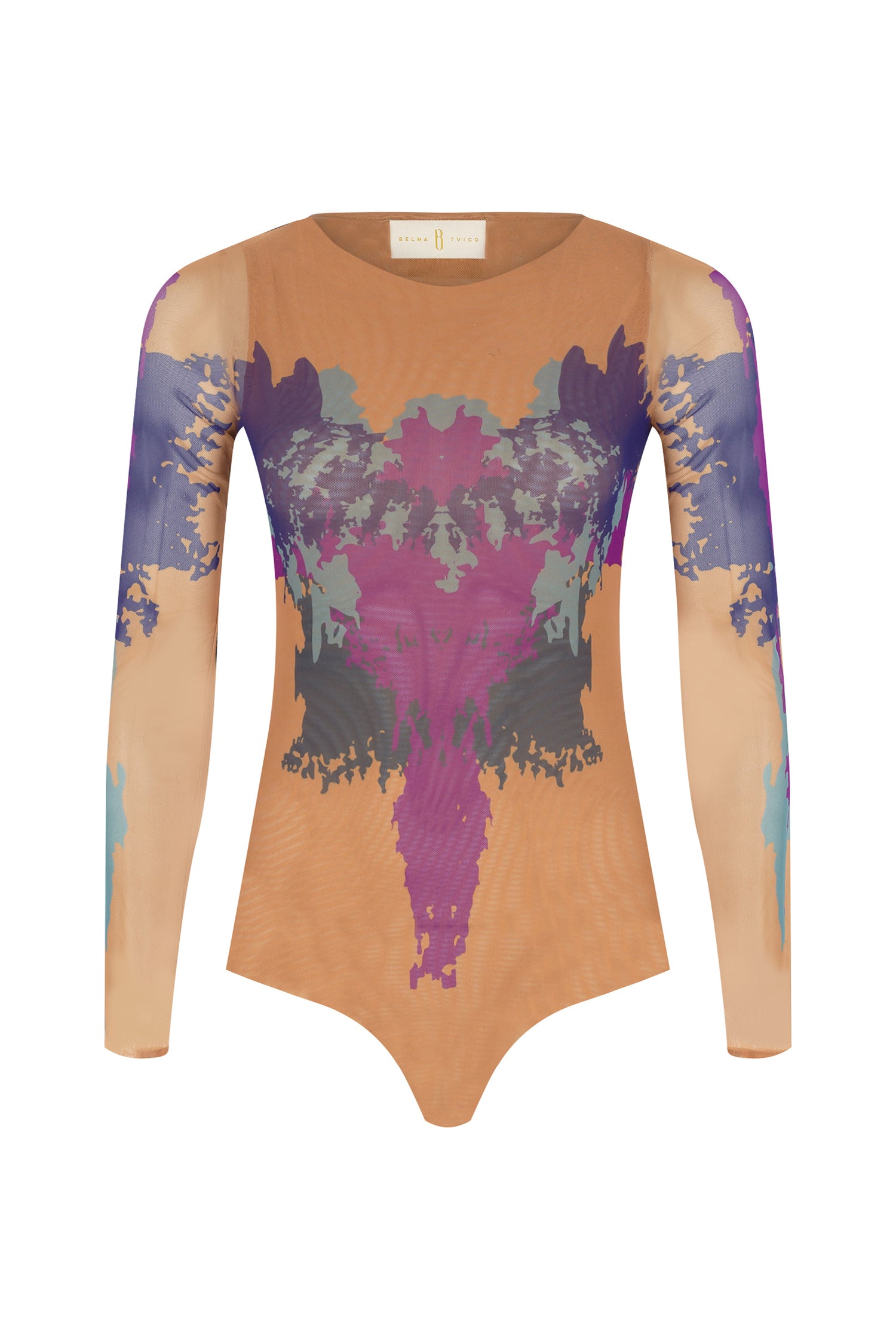 Orange Vibrance Print Bodysuit