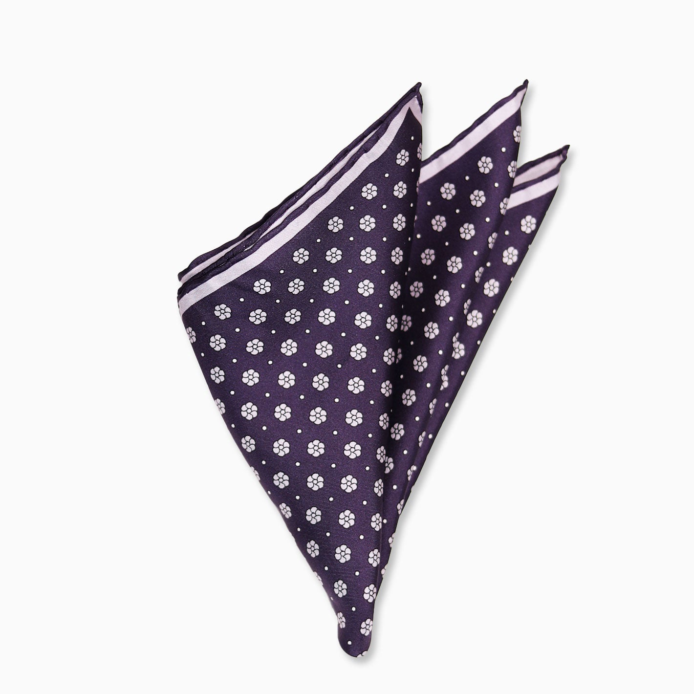 Violet Lavender Vijećnica Flower Tie Pocket Square Set