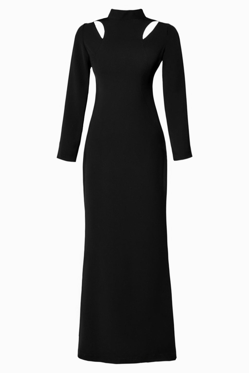 Black Laced Maxi Cocktail Dress – Belma Tvico