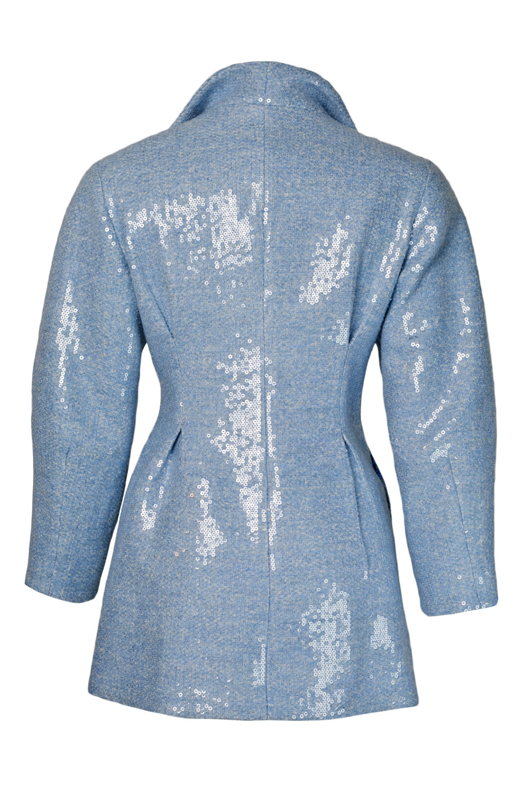 Light Blue Wool Payette Jacket