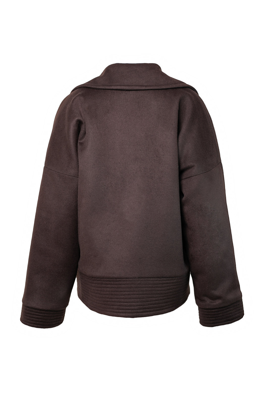 Mocha Brown Doublesided Wool Jacket