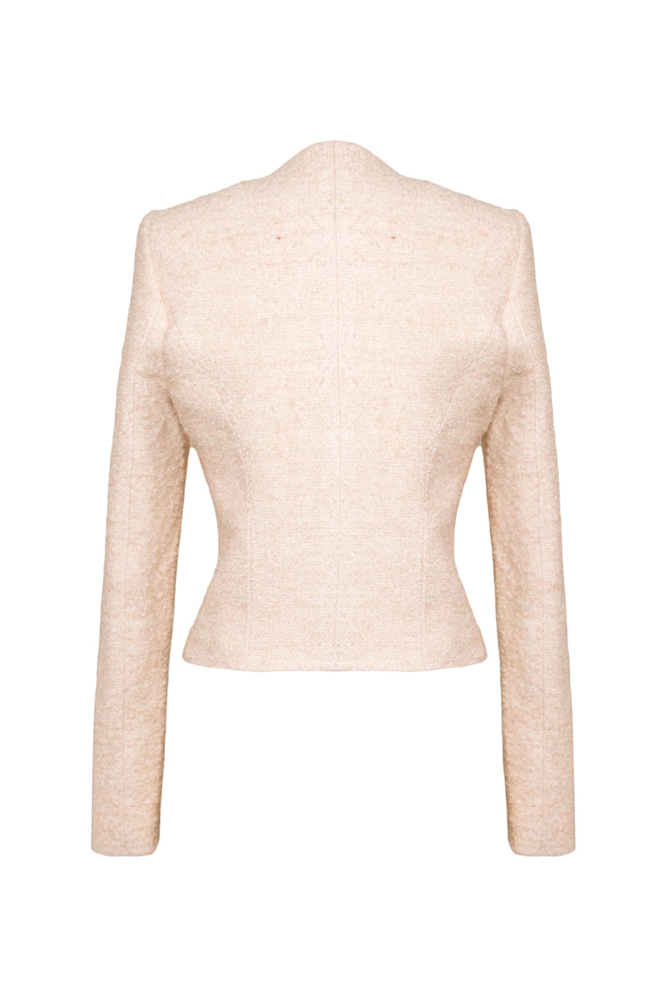 Soft Pink Wool Blazer