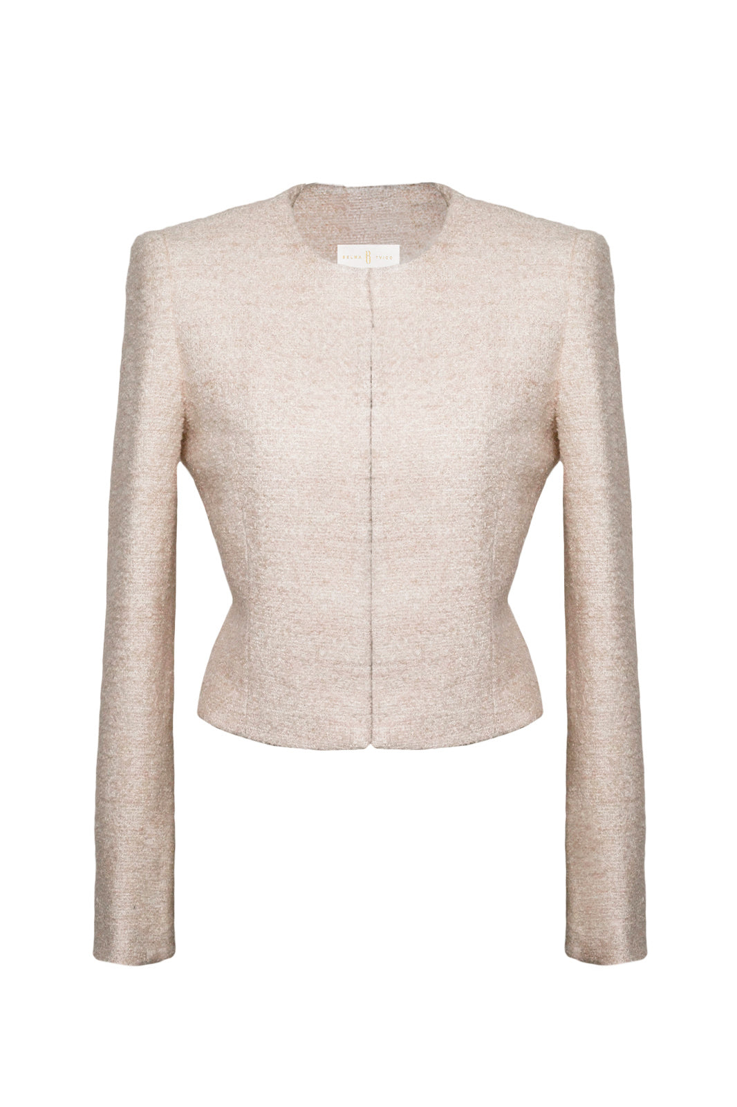 Soft Pink Wool Blazer