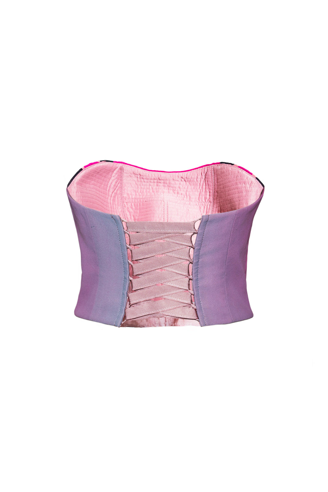 Fuchsia Butterfly Custom Print Corset