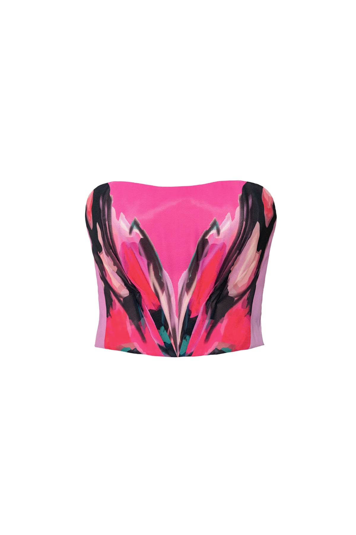 Fuchsia Butterfly Custom Print Corset