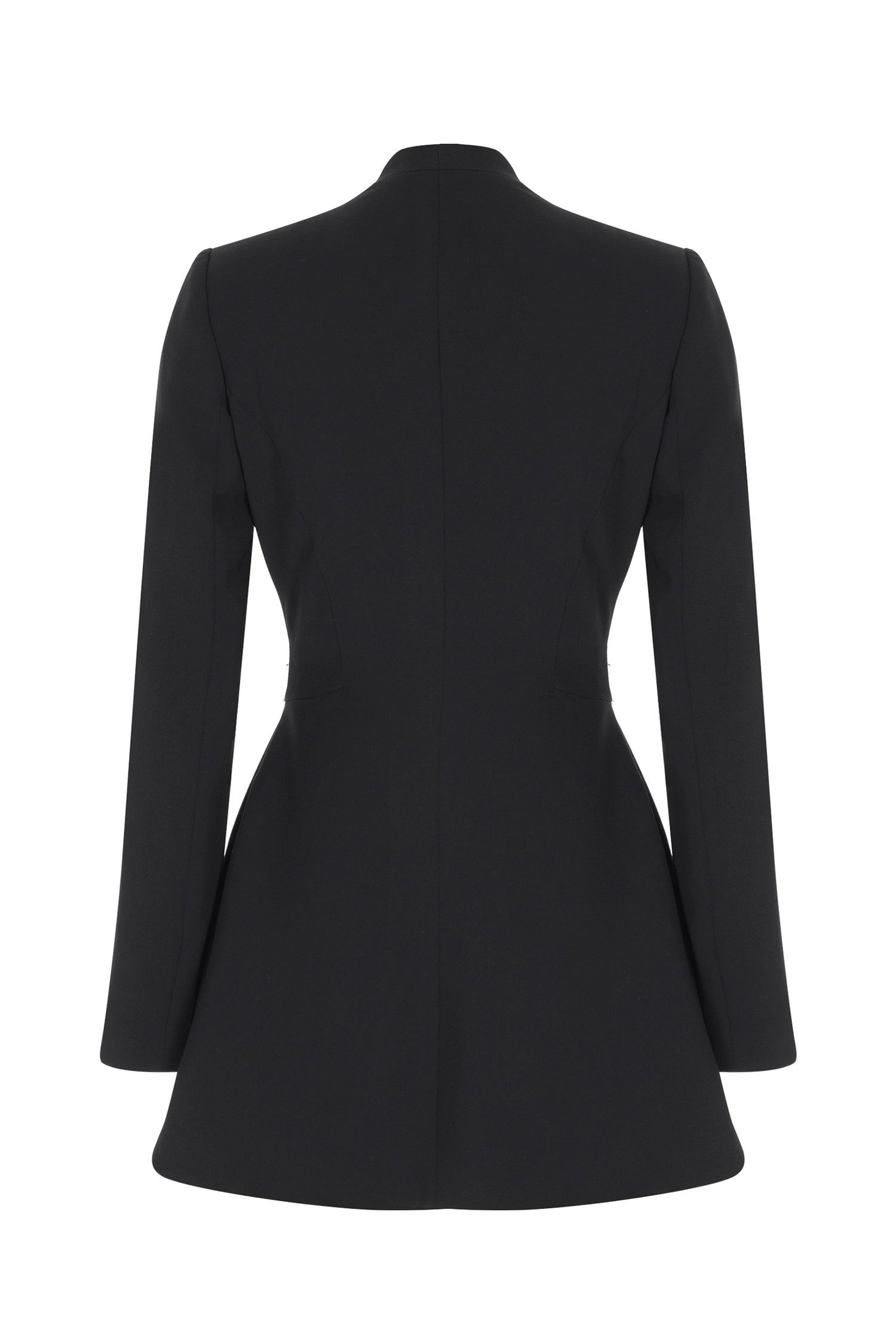 Black Tied Waist Flattering Blazer