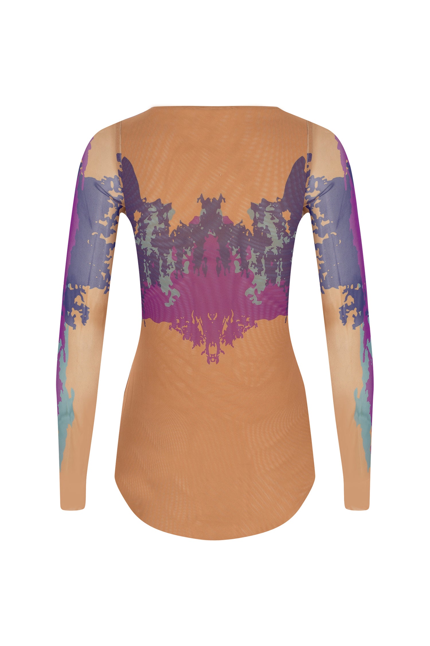 Orange Vibrance Print Bodysuit